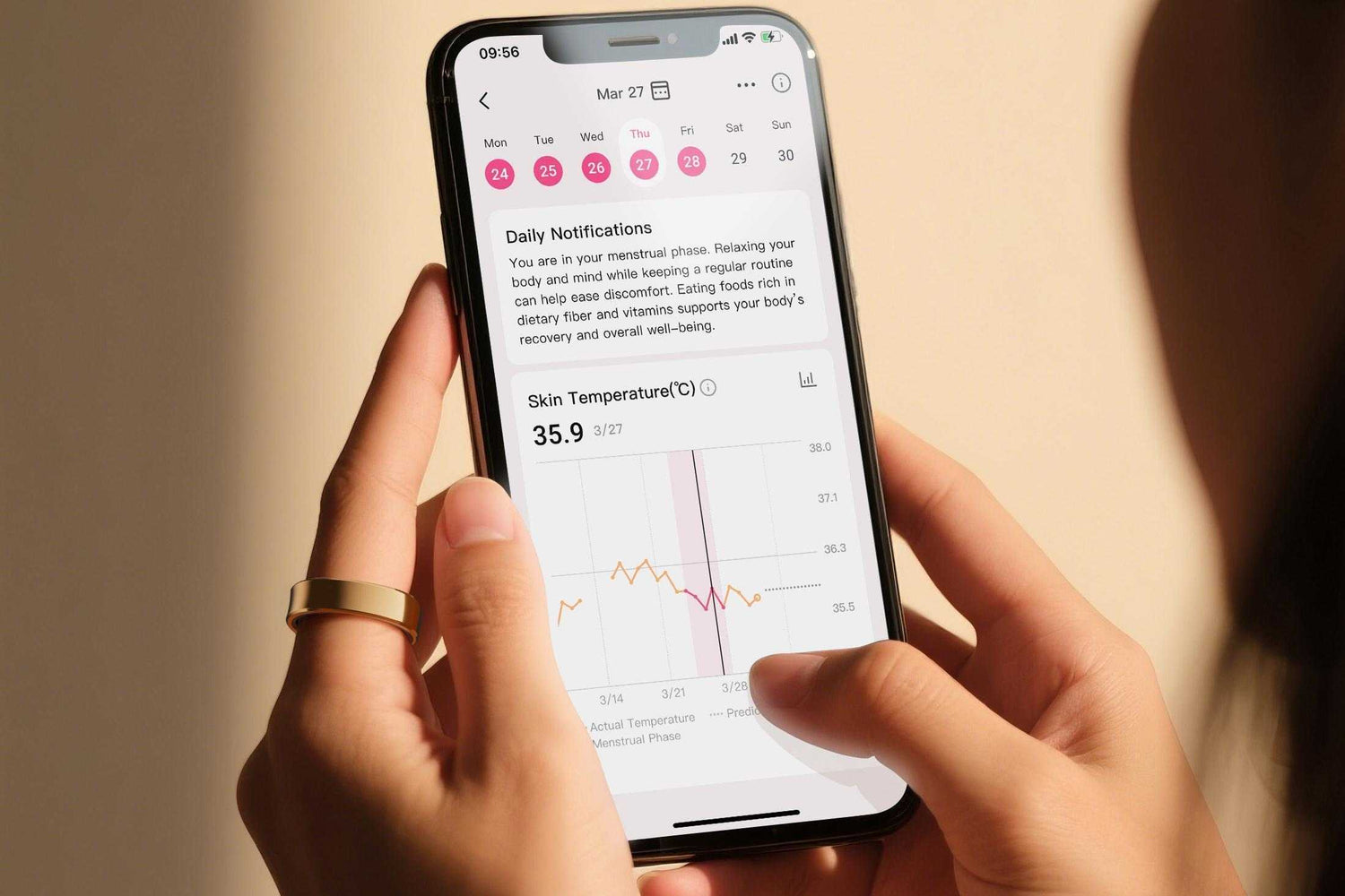 Period Tracker Ring Guide: How Temperature Trends Add Context