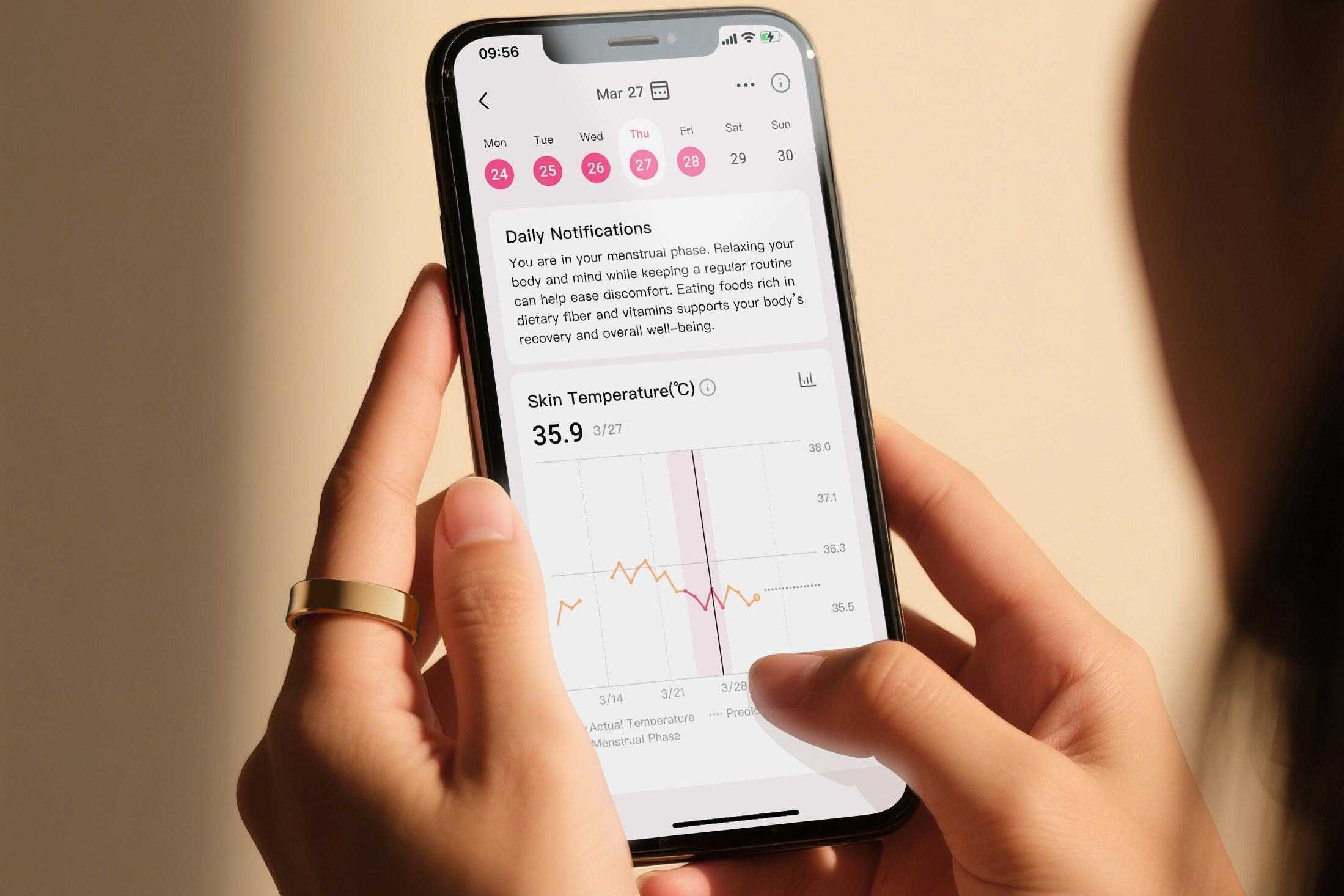 Period Tracker Ring Guide: How Temperature Trends Add Context