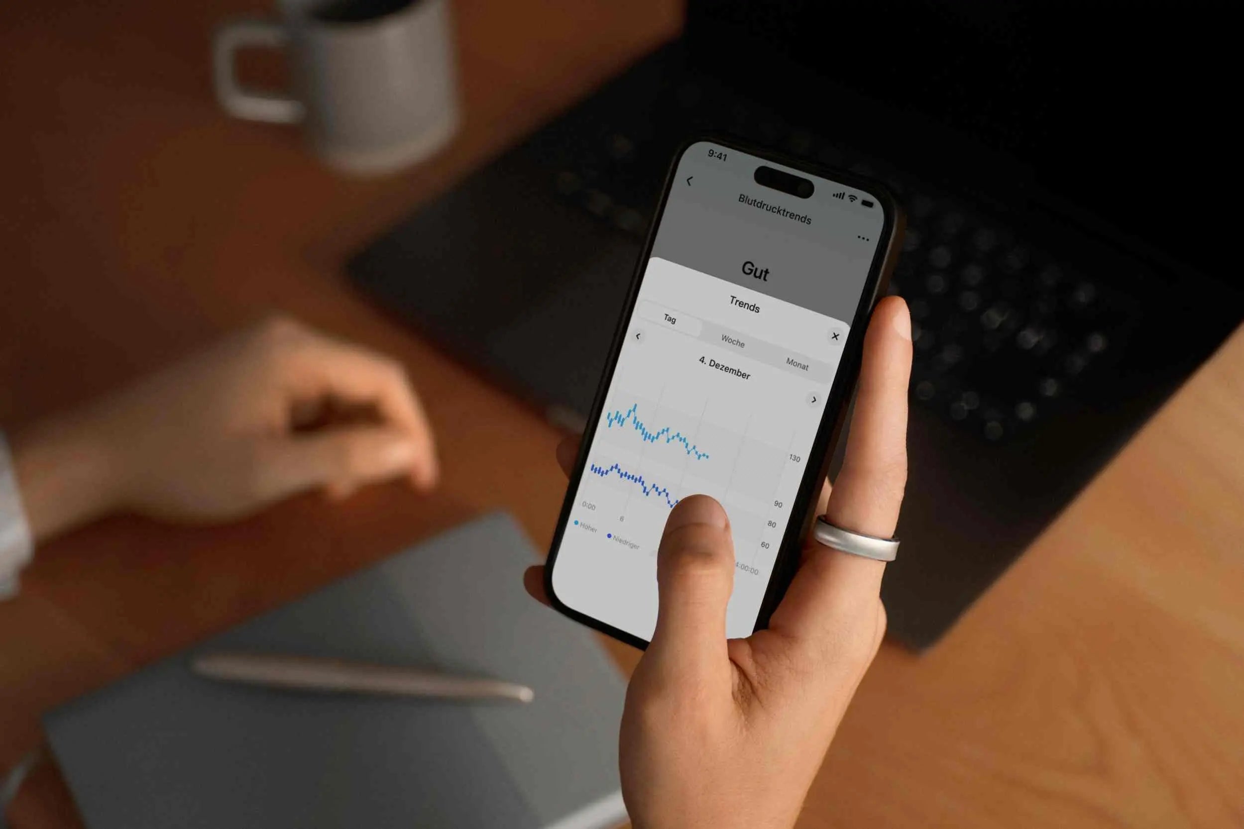 What Do Blood Pressure Trends Mean in a Smart Ring App?