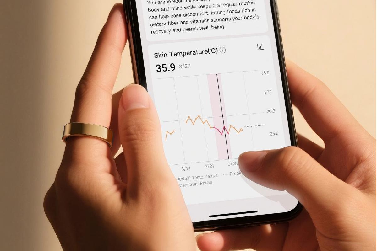Track Temperature Shifts Across Your Cycle with a Smart Ring