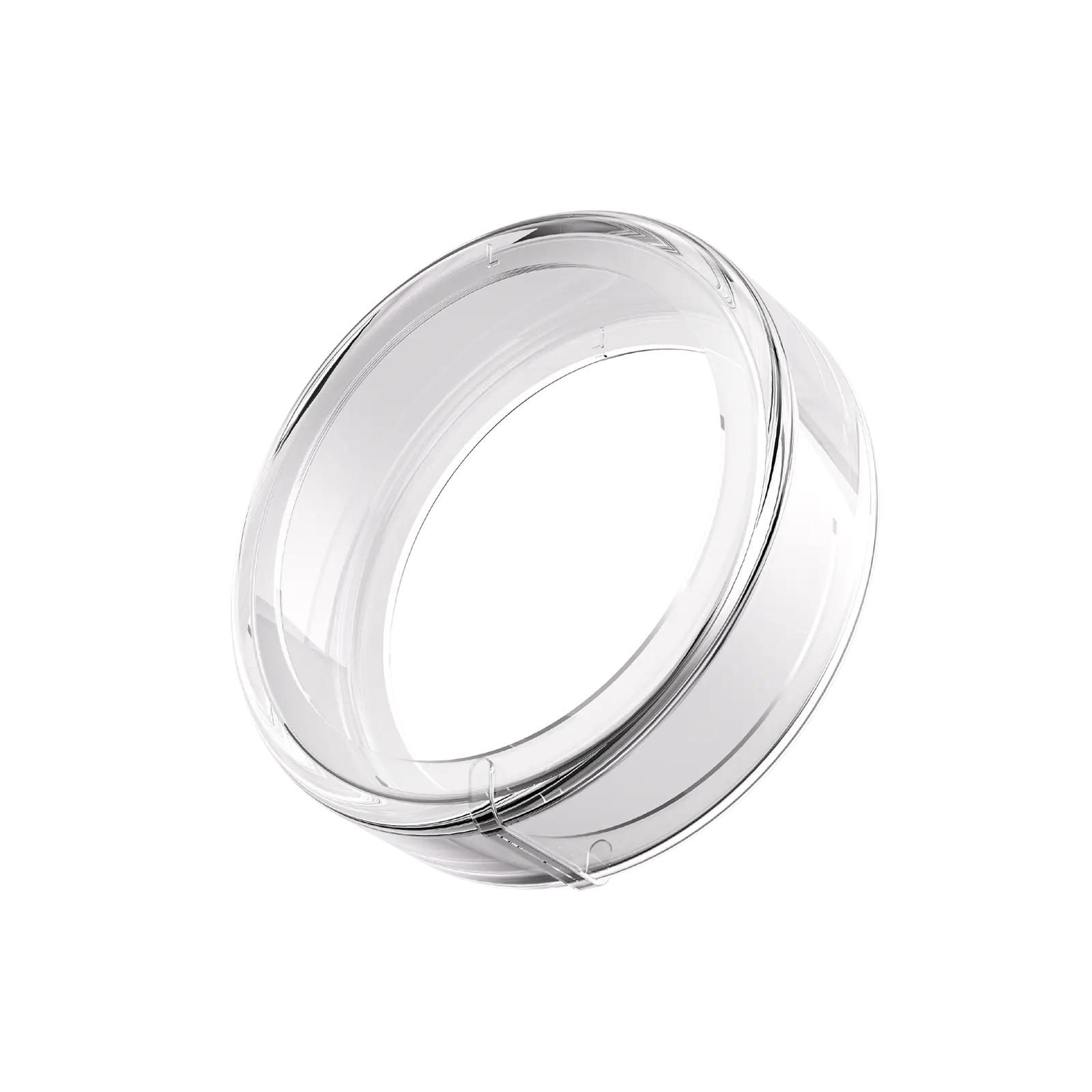 Transparent medical silicone ring protector. Lightweight, hypoallergenic design for smart ring protection.