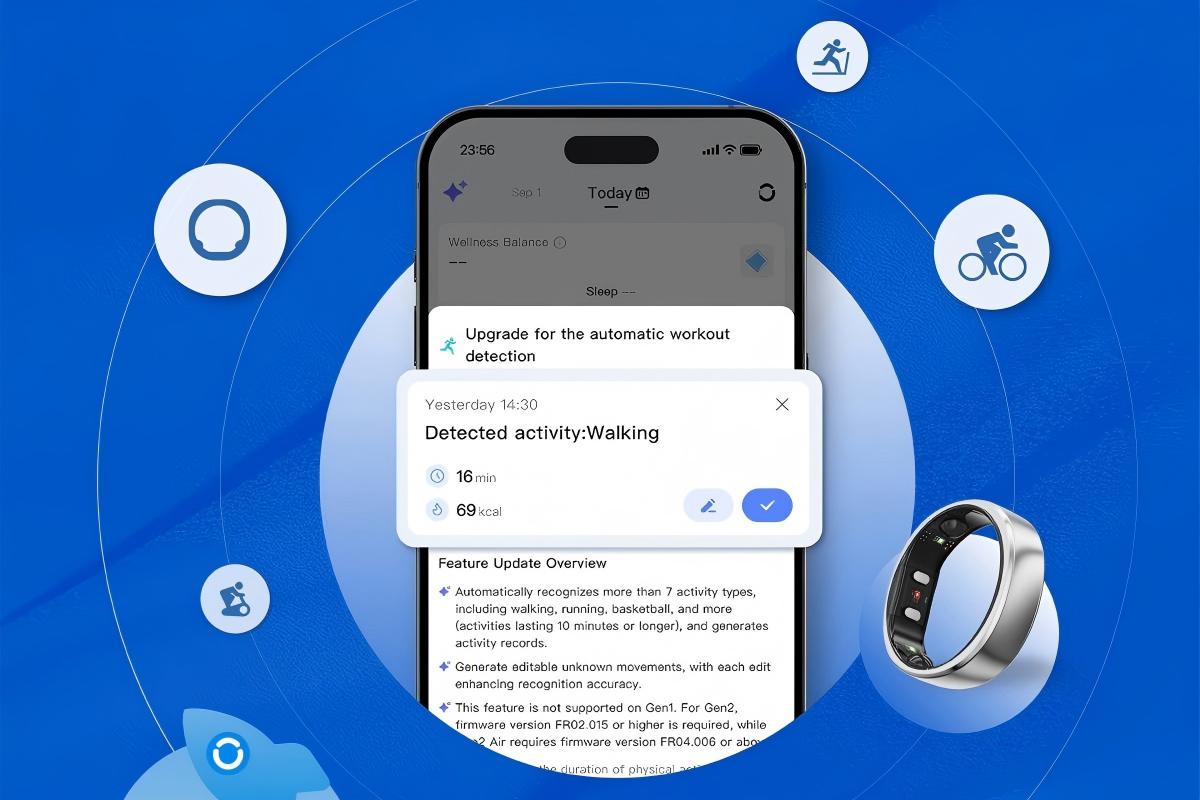RingConn App V3.11.0 is Here: Introducing Automatic Workout Detection!