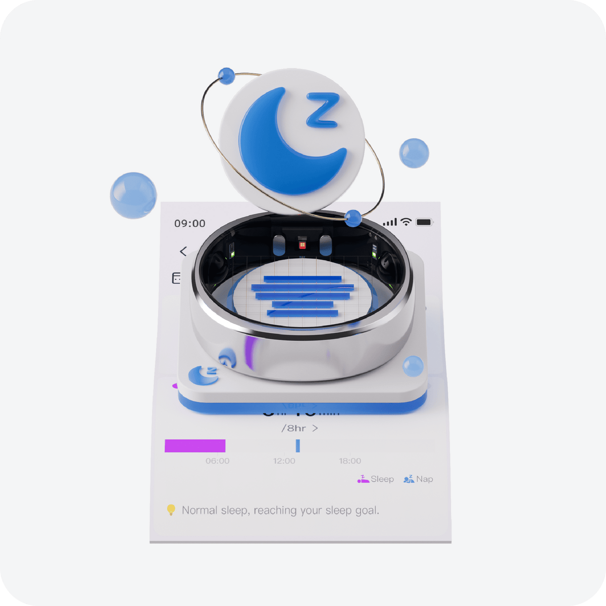 Ringcomm RingConn Gen 2 Smart Ring | Advanced Health & Sleep Tracking